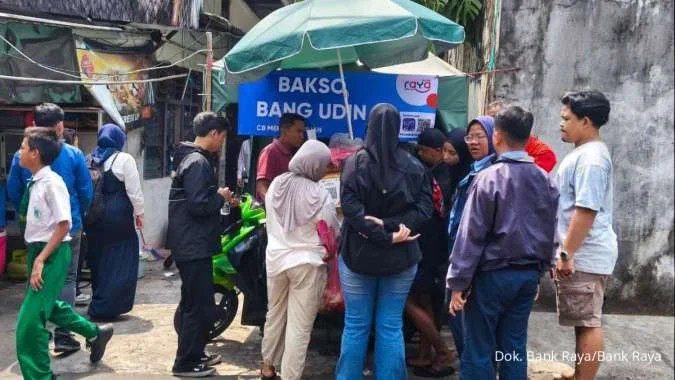 Bakso Bang Udin Viral, Transaksinya Makin Efisien Pakai QRIS Saku Bisnis Bank Raya